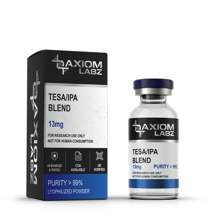 Tesamorelin + Ipamorelin research vial